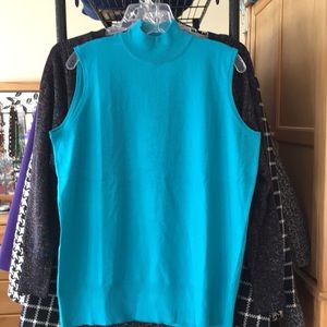 NWT Grace Woman Sleeveless Mock Turtleneck 18/20